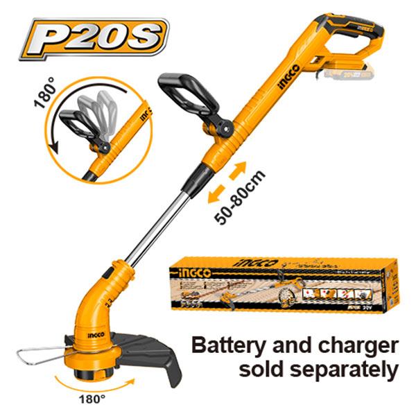 ORILLADORA INALÁMBRICA 20V SIN BATERÍA Y CARGADOR CGTLI20018