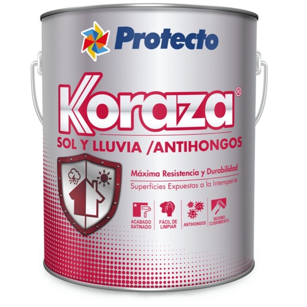 PINTURA KORAZA SATINADA BLANCA 3825 GALÓN